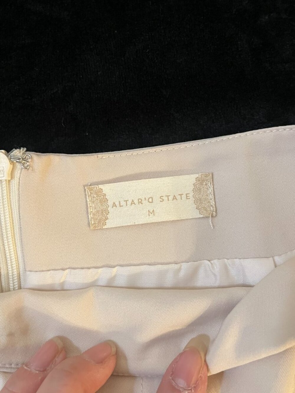 Altar’d State Beige Wrap Skort Size M NWT - Picture 4 of 8